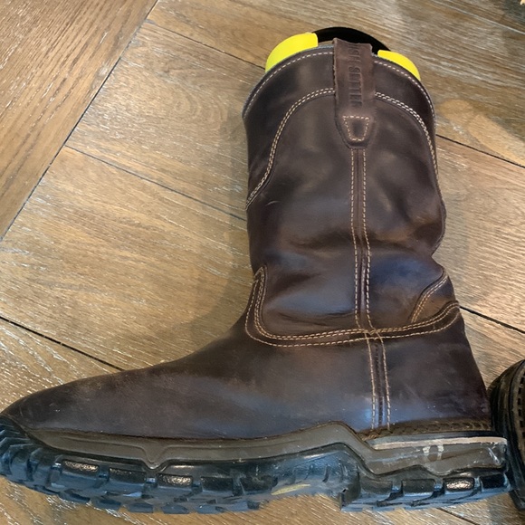 Irish Setter red wing work boots Brown leather pull on ultra dry waterproof 10.5 - Picture 16 of 16